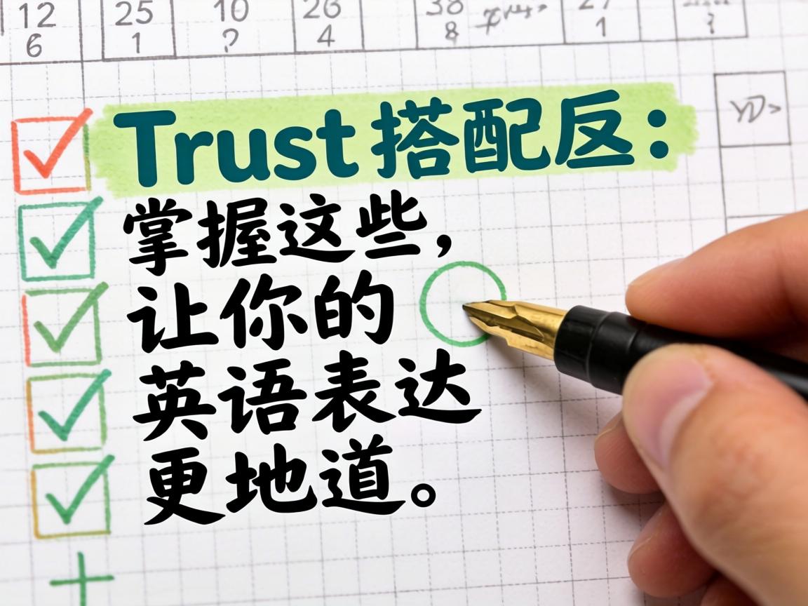 Trust的短语搭配,掌握这些,让你的英语表达更地道 Trust的短语搭配