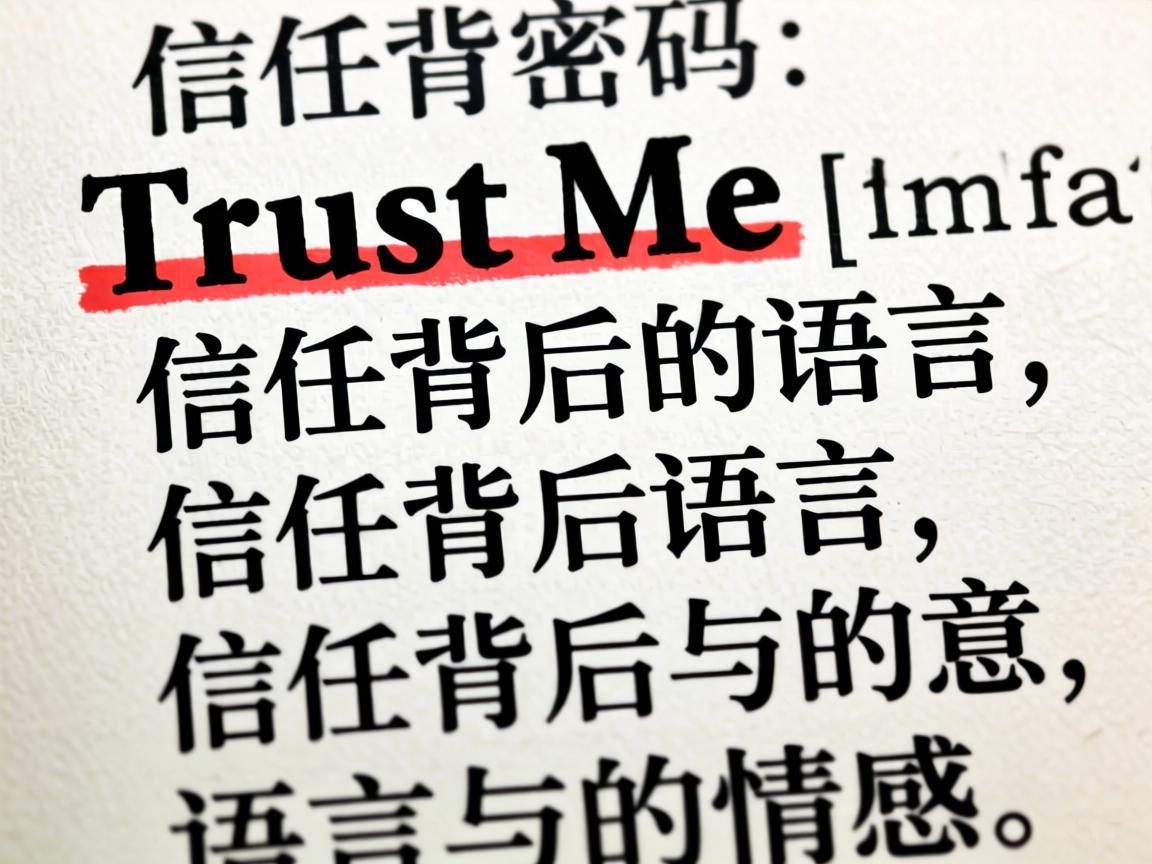 Trust Me的中文密码